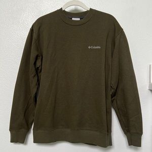 Olive green Columbia sweatshirt